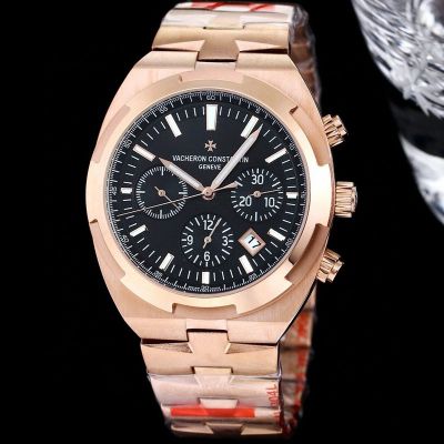 Vacheron constantin Watch Price List Factory Rose gold steel case diameter 42mm Watch